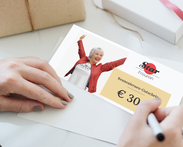 Starfrisuren Gutschein